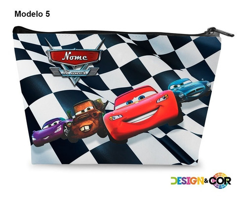 Imagem 5 de 5 de Kit 10 - Necessaires Personalizado Tema: Carros