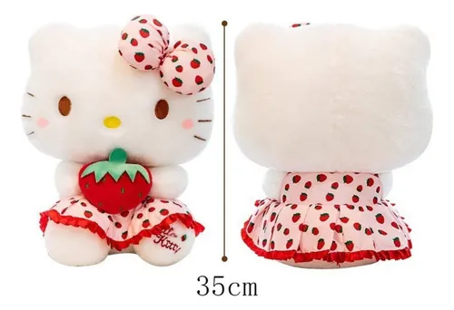 Peluche Hello Kitty Abrazable Frutilla, Fresa.