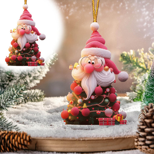 Colgante Pequeño Con Forma De Árbol De Navidad Con Forma De