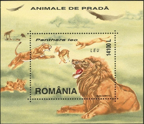 Estampillas Rumania 2000 - León Africano