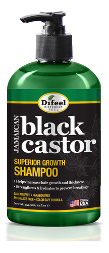 Difeel Superior Growth - Champu De Ricino Negro Jamaicano De