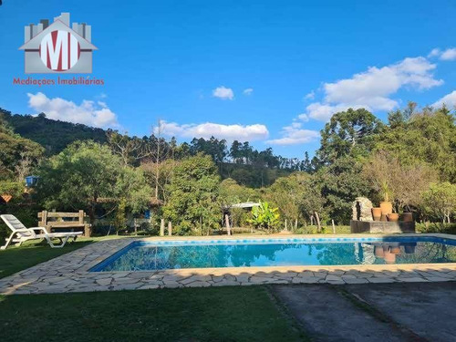 Imagem 14 de 30 de Ótima Chácara Com 3 Dormitórios, Piscina, Lago, Pomar, Acesso Todo Asfaltado, À Venda, 1600 M² Por R$ 370.000 - Zona Rural - Pinhalzinho/sp - Ch0983