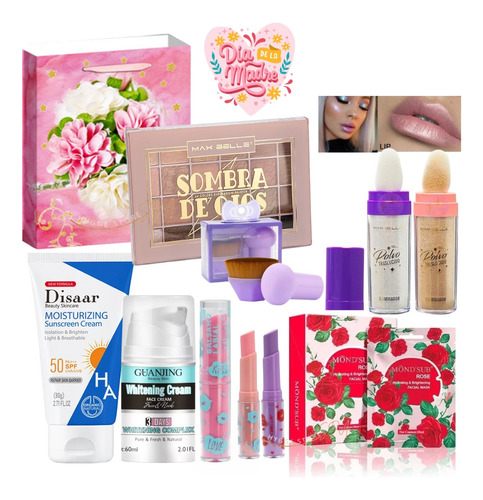 Set Cuidado Facial + Brocha De Maquillaje Regalo