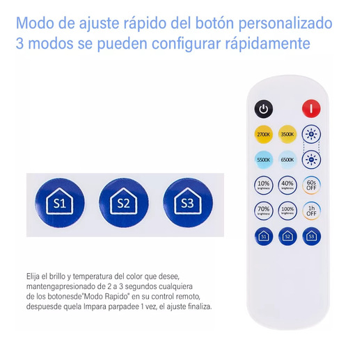 Lámpara De Piso Moderna Con Control Inteligente Por App 10 Niveles De Atenuación Negro Con Control Remoto