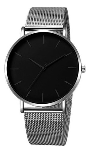 Relógio Masculino Ultrafino Importado Fino Malha Luxo