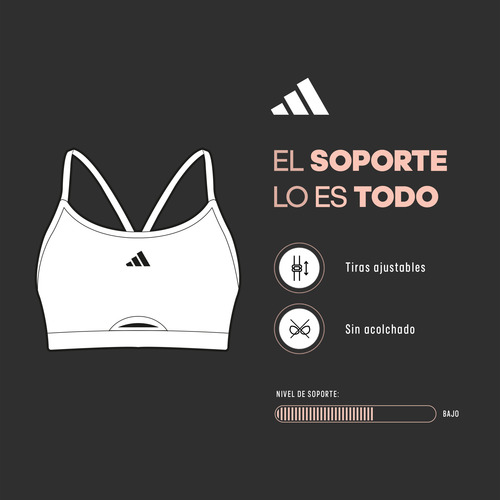Top Deportivo adidas Entrenamiento Powerreact Mujer Jj0879