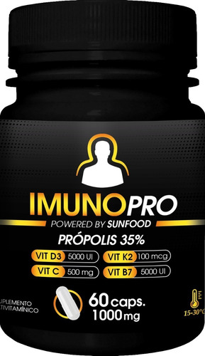 Imuno Pro 60 Caps Com Extrato De Propolis - Sunfood