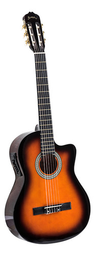 Guitarra Electroacústica Memphis 951 Nylon Sunburst