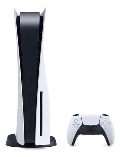 Sony Playstation 5 825gb Standard Cor Branco E Preto