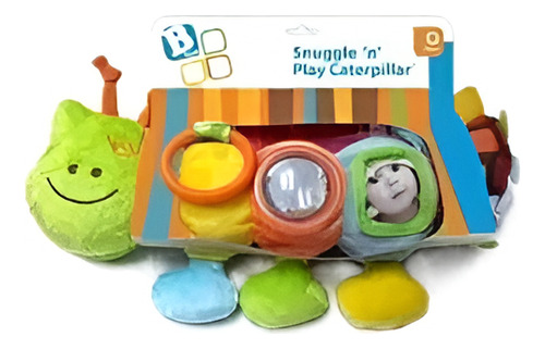 Oruga Didáctica Sonajero Colgante Bebe Juguete Primera Edad Color Multicolor