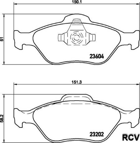 Balatas Disco  Delantera Para Ford Ecosport   2012