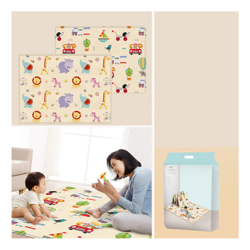 Tapete Para Gatear Antideslizante De 180x150 Cm Para Bebés