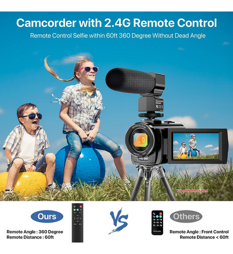 Alsone Video Camcorder Digital Youtube Vlogging Camera Re...
