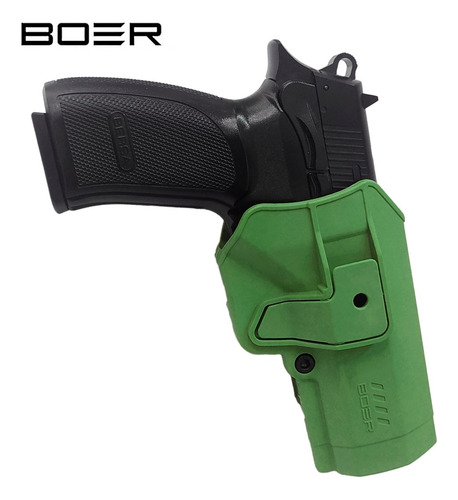 Imagen 2 de 10 de Funda Pistolera Boer Bersa Porta Cargador Doble Porta Esposa