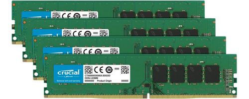 Kit Crucial 64 Gb (16 Gb X 4) Ddr (pcdr X8 Dimm Memoria 288