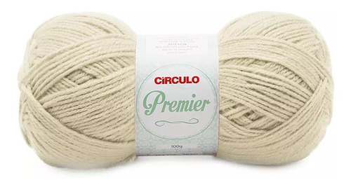 Fio Premier Circulo 100g Tex 353 283mts 100% Acrílico Cor 8176 - Off-White