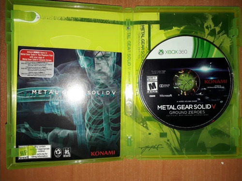 Metal Gear Solid 5 Ground Zeroes Para Xbox 360 Usado (Usado)