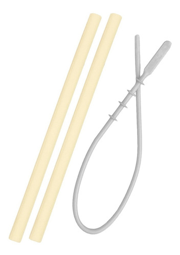 Imagen 2 de 5 de Sorbetes De Silicona Reutilizable Minikoioi Flexi Straws