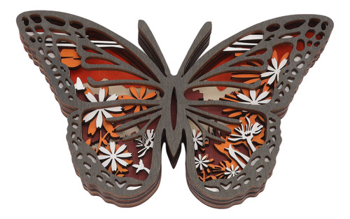 Animal Decorativo Con Forma De Mariposa Hueca En 3d