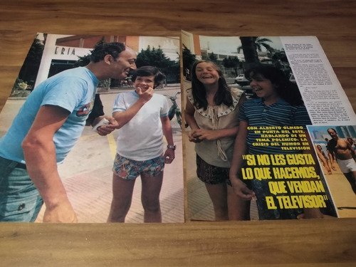 (z104) Alberto Olmedo * Clippings Revista 2 Pgs * 1979
