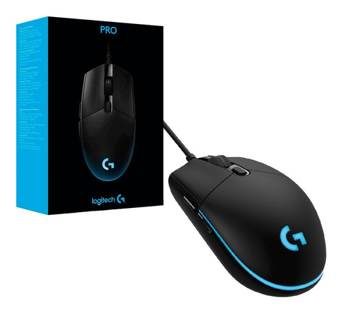 Mouse Logitech Gaming Pro Hero Cableado 1 Ms 16000dpi Rgb