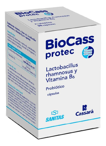 Biocass Lr Protec Probioticos X 30 Capsulas Sistema Inmune