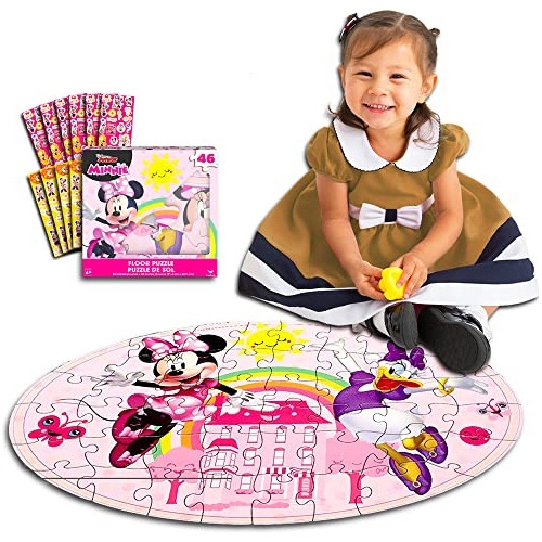 Rompecabezas Gigante De Minnie Mouse Niños (rompecabez...