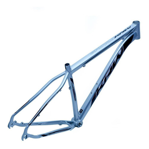 Quadro Bicicleta Spotlight Aro 29 Alumínio Mtb - Krw Cor Prata/Preto