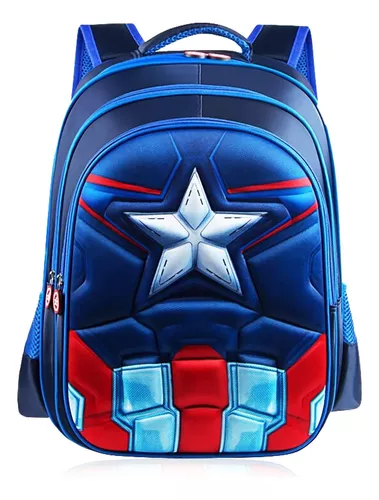 Marvel Mochila Escudo Capitán América para niños, Varios colores