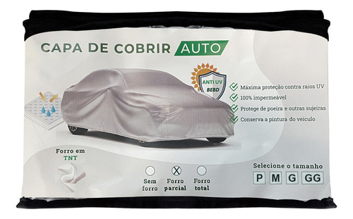 Capa Gara Cobrir Carro Renault Megane Com Forro