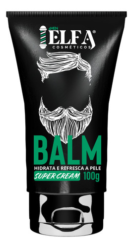 Kit 12 Balm Para Barba 100g - Elfa For Man - Barba Macia