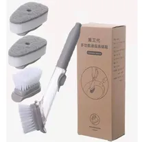 Comprar Cepillo Lavaplatos, Vajilla, Ollas - 3pcs Con Dispensador
