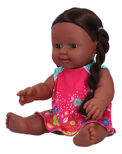 Exquisita Muñeca Africana Negra Niña Realista Niños Lindos