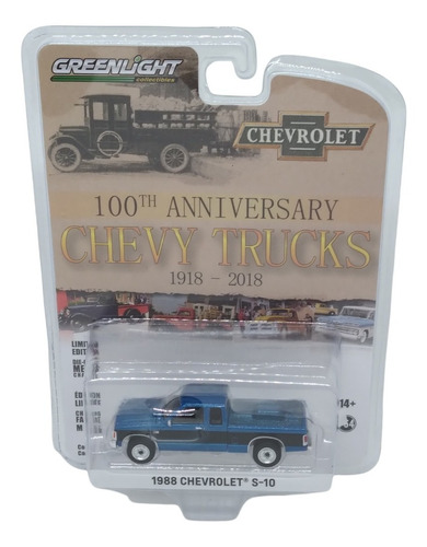 Greenlight 100 Aniversario Chevy Trucks 1988 Chevrolet S10