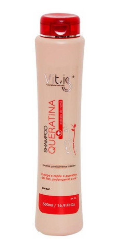 Shampoo Queratina + Extrato De Roma 500 Ml Vitiss