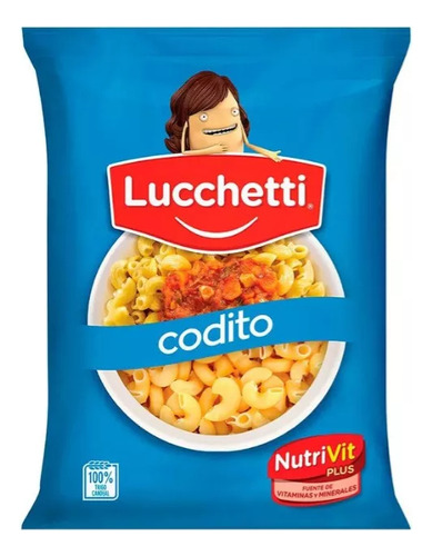 Fideos Coditos Lucchetti X 500gr