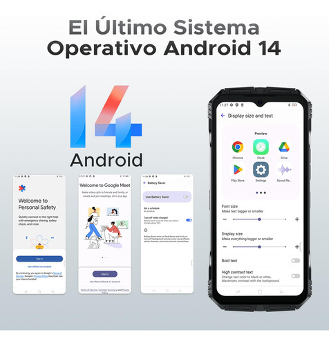 Teléfono Robusto Doogee S Cyber Pro 32 Gb+512 Gb 10800 Mah Android