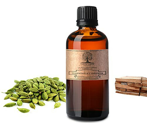 Aceite Esencial De Madera De Teca Y Cardamomo - Aceite Esenc