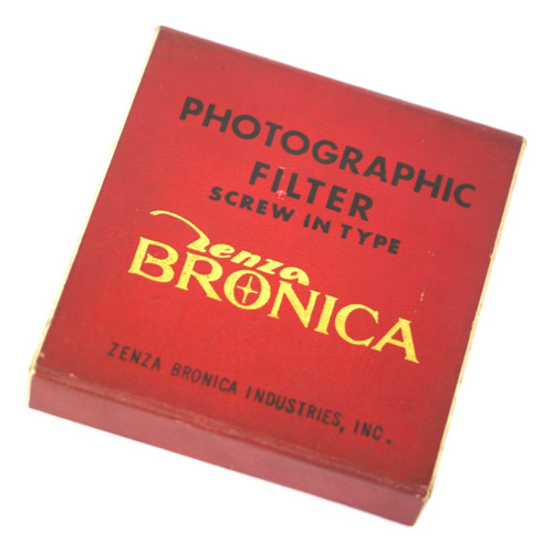 Filtro Zenza Bronica 67mm Kit X 2 Rojo Y Nd 4 Japan