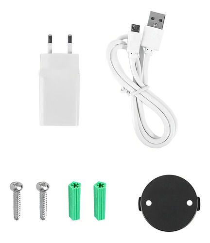 Camera Ip Wifi Babá Inteligente Segurança App Carecam 1080p Cor Branco