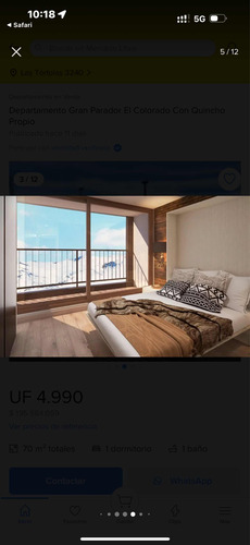 Oportunidad! Vendo Refugio 1d1b +quincho Jacuzzi El Colorado