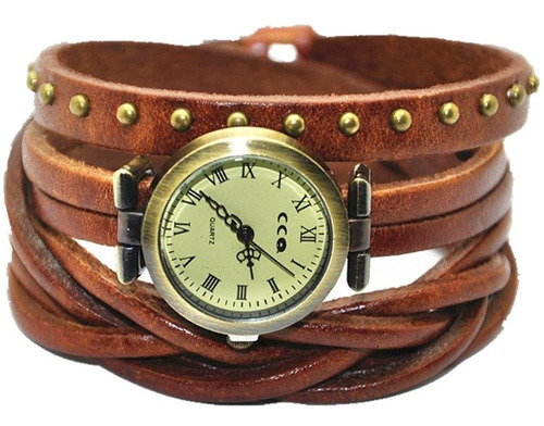 Reloj Mujer Miniluji St34 Cuarzo Pulso Marrón Just Watches