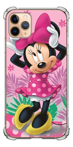 Capa Capinha Para iPhone 11 Pro Minnie Vestido De Bolinha