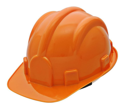 Capacete Com Carneira Beryl Prosafety Cor Laranja