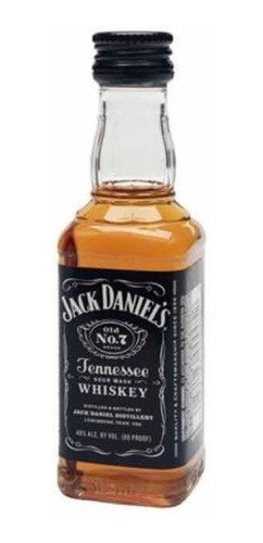 Botellita De Licor Miniatura Whisky Jack Daniels