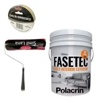 Comprar Combo Pintura Latex 20 Lts + Rodillo 22cm + Cinta Sinteplast Acabado Mate Color Blanco