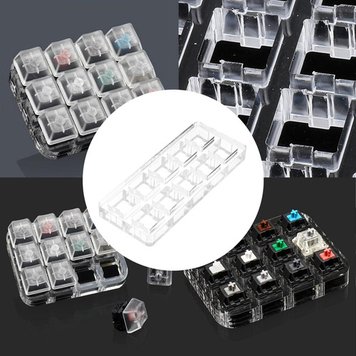 5 Base De Probador De Interruptor Transparente Tablero 2x5