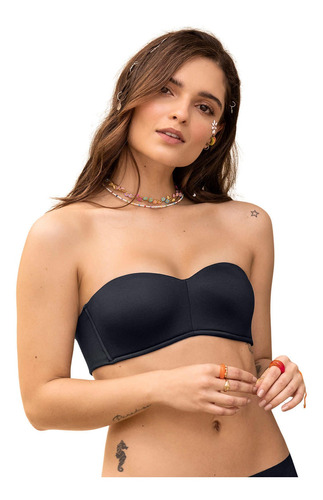 Brasier Strapless 091071 Negro