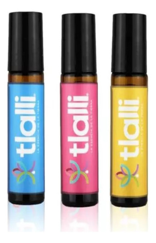 Lote De 5 Rollon Tlalli 10ml Para Los Puntos De Relajación