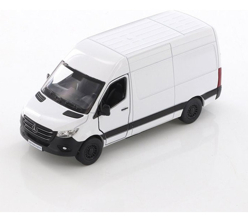 Miniatura Van Mercedes Benz Sprinter Cor Branco